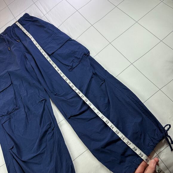 Baum Und Pferdgarten Pants Womens 34 Blue Nasra Trouser Cargo Baggy Ocean Cavern - Picture 11 of 13